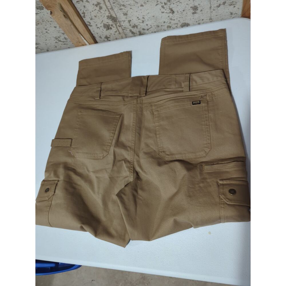 Duluth Womens Cargo Pants Fire Hose Flex Shift Slim Leg Pants Dark Gray 18 X 31 - Picture 8 of 11